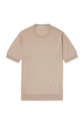 John Smedley Hilcote Merino Wool and Sea Island Cotton-Blend T-Shirt