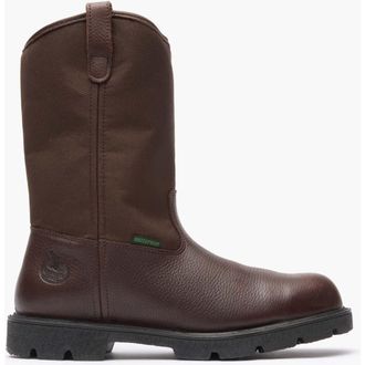 Georgia Boot Homeland Steel Toe Waterproof Wellington in Brown at Nordstrom, Size 10.5