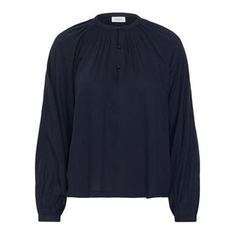 Saint Tropez Blouses & Hemden - Dames - Blouses & Shirts - Blauw - Maat: S