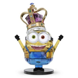 Swarovski Minions King Bob Crystal Figurine
