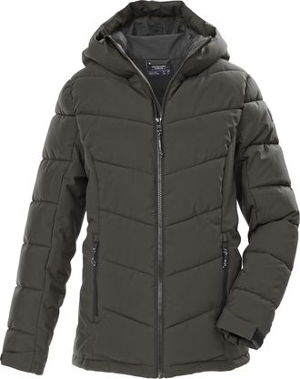 Killtec Steppjacke KILLTEC KOW 261 WMN QLTD JCKT, Damen, Gr. 36, stein, Obermaterial: 100% Polyester;Futter: 100% Polyester;F&uuml;llung: 100% Polyester, Jacken St