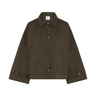 MY ESSENTIAL WARDROBE Light Jackets, female, Brown, Size: XS/S OS Short Jacket