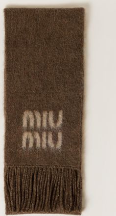 Miu Miu Wool and mohair scarf