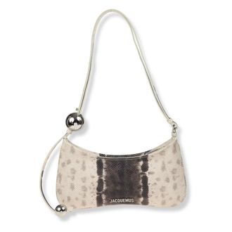 Jacquemus Snake Effect Leather Handbag