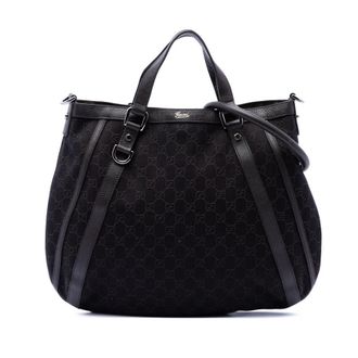 Gucci Pre-owned Gucci GG Denim Abbey D Ring Satchel Ladies CGI84H2736HJD2PR
