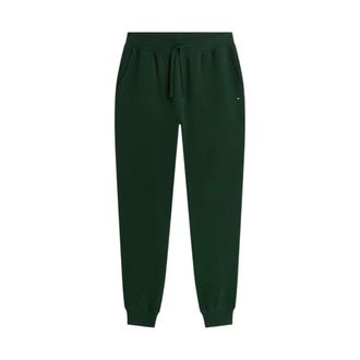 Tommy Hilfiger Essential Terry Joggers - male - Tommy Hilfiger - Sweatpants - Green - XL - Trousers