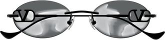 Valentino Vg 0032S Zonnebril - Dames - Zonnebrillen - Zwart - ONE Size - Accessoires