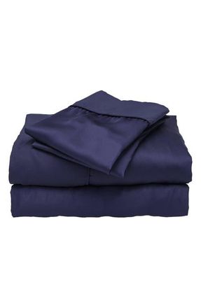 Ettitude Signature Sateen Sheet Set in Ocean at Nordstrom, Size Queen