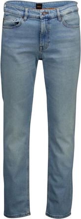 HUGO BOSS Jeans, Heren, Blauw, W34 L34, Blauwe Herenjeans