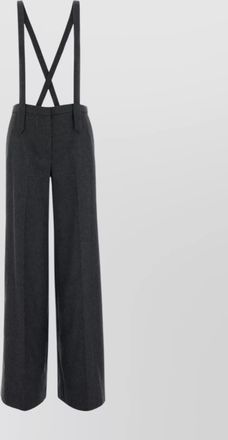 Pantaloni Torino stretch cashmere wide-leg diana pant
