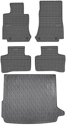 OEM Juego De Alfombrillas De Goma Para Coche Y Alfombrilla Para Maletero Para Mercedes Eqc N293 Suv (desde Mayo De 2019 Hasta 2023)