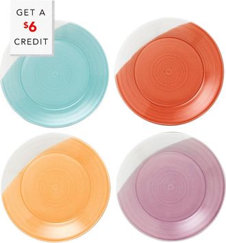 Royal Doulton 1815 Bright Plates (Set Of 4) With $6 Credit