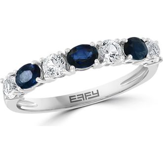 Effy White & Blue Sapphire Ring at Nordstrom Rack, Size 7