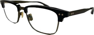 Dita Eyewear Statesman Three DRX-2064-E-NVY-GLD-55 Unisex Rectangle Eyeglasses 55mm