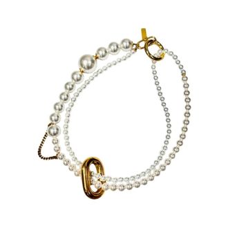 Perrine Taverniti Accessoires, Dames, Grijs, ONE Size, Blanche Ketting