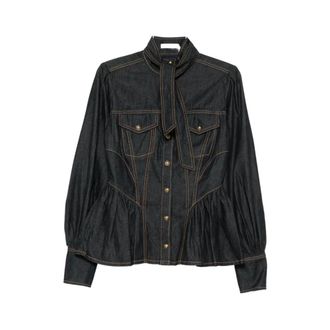 Zimmermann Mujer, Blusas y Camisas, Azul, Talla: XS