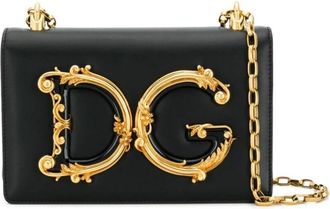 Dolce & Gabbana DG Girls Schoudertas - Dames - Schoudertassen - Zwart - ONE Size - Leer - Tassen