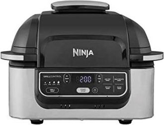 Ninja Ag301eu Hot Air Fryer Black/silver