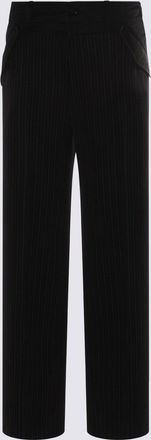 sacai Trousers Blacks And Greys-Donna