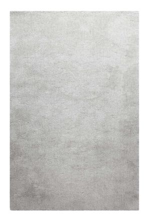 Homie Living Alfombra de pelo largo extrasuave gris claro moteado 200x290