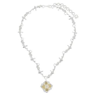 Casablanca Necklaces, female, Gray, Size: ONE SIZE Splash Necklace