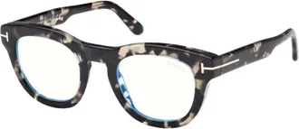 Tom Ford Mens Black Square Eyeglass Frames FT5873-B 005