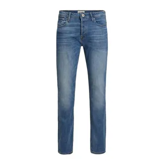 Jack & Jones Heren, Jeans, Blauw, Maat: W34 L32 Katoen
