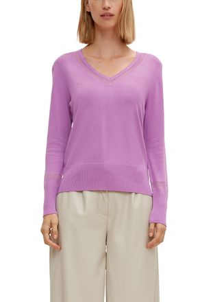 Comma Womens 60.2.61.17.170.2119634 Sweater, Purple, 12
