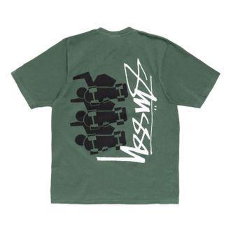 St&uuml;ssy Skate Stack T-Shirt Pigment Dyed Pine 1905178-PINE