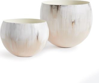 Napa Home & Garden Kona Cachepots, Set of 2 in White at Nordstrom