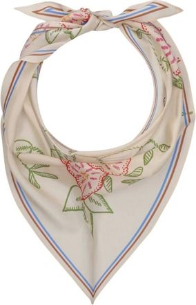 Becks&ouml;ndergaard Accessoires, Dames, Beige, ONE Size, Efloria Triangle Taby Sjaal