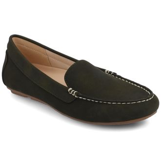 Journee Collection Womens Oreta Medium and Wide Width Driving Loafer