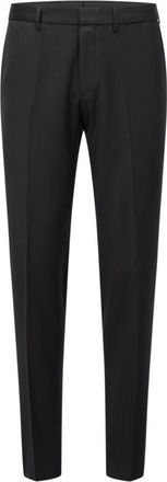BOSS Extra-slim-fit pants in virgin-wool serge