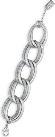 Karine Sultan Textured Link Bracelet in Silver at Nordstrom Rack