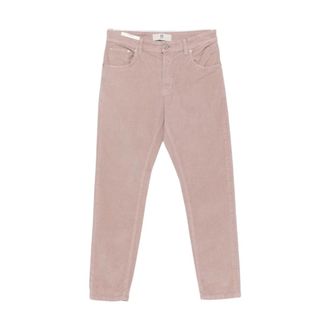 Pantaloni Torino Broeken, Heren, Beige, W34, Katoen, Rechte broek