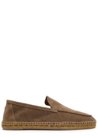 Castaner Nino T Suede Espadrille Loafers - Brown - 45 (IT45 / UK11)