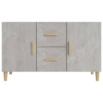 Berkfield Home Sideboard Concrete Grey 100x36x60 cm Engineered Wood | Size: 100 x 36 x 60 cm