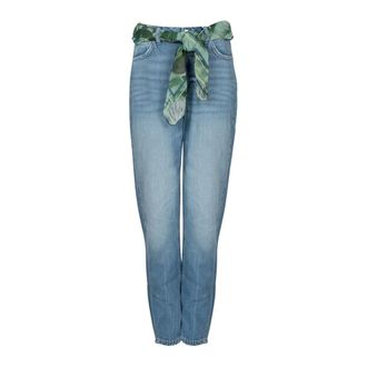 Guess Mom Sjaal Riem Jeans - Dames - Jeans - Blauw - Maat: W28