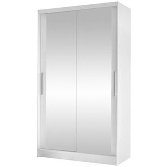 Mirjan24 Mobilier1 - Armario Closico 165, Blanco, 200x100x58cm, Puertas De Armario: Correderas, N&uacute;mero De Estantes: 0