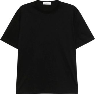 Lanvin Tops, Heren, Zwart, M, Katoen, Tee-Shirt Essentiel Coton