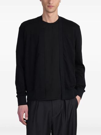 Attachment Cardigan in cotone - Nero