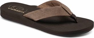 Cobian Mens Floater 2 Open Toe Flip-Flops In Mocha
