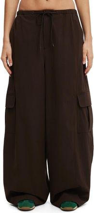 Cotton On Womens Active Woven Balloon Pant in French Roast at Nordstrom, Size Xx-Small