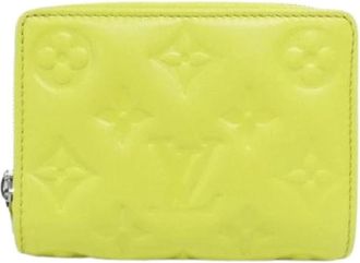 Louis Vuitton Pre-owned Wallets, female, Yellow, Size: ONE SIZE Pre-owned Vintage Long Wallet (Bi-fold)