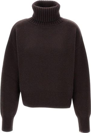 Extreme Cashmere N&deg;20 Oversize Xtra Sweater - Dames - Cashmere truien - Bruin - ONE Size - Kasjmier - Truien & Vesten