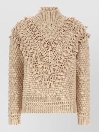 Zimmermann hypnotic bauble knit high neck sweater