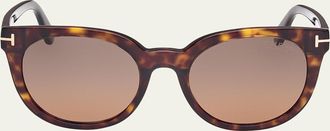 Tom Ford Moira Acetate Butterfly Sunglasses