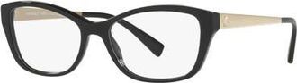 Versace 54mm Cat Eye optical glasses in Black at Nordstrom