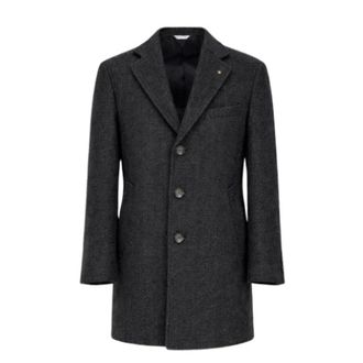 Manuel Ritz Slim Resca Jas - Heren - Mantel - Grijs - 2XL - Wol - Jassen