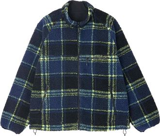 Gramicci Omkeerbaar Sherpa Plaid Jack - Heren - Fleece jassen - Veelkleurig - S - Nylon - Fitness